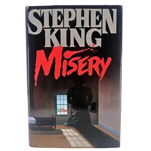 Misery 1987 Stephen King Viking Hardcover 1st Printing True First Edition MINT